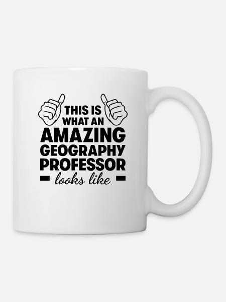 Professeur de géographie incroyable - Mug blanc - blanc