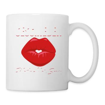 Geschieden, Pleite Aber Sexy Geschenk - Tasse - Weiß - Rechts
