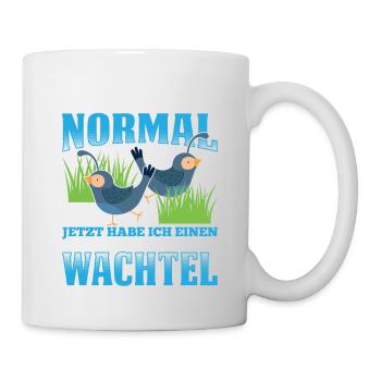 Früher War Ich Normal Jetzt Habe Ich Einen An Der - Tasse - Weiß - Rechts