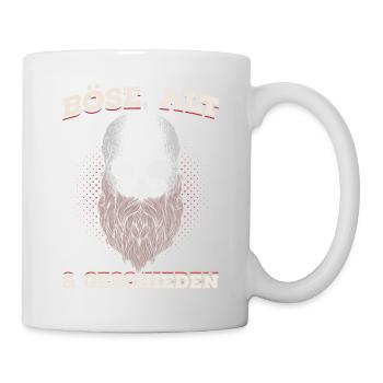 Böse, Alt & Geschieden Geschenk - Tasse - Weiß - Rechts