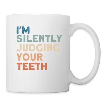 Dentiste Cadeau dentaire Étudiant en médecine Dentiste - Mug blanc - blanc - Droite