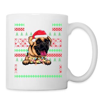 Pyjama pour chien mignon - Boxer Dog Lover Noël - Mug blanc - blanc - Droite