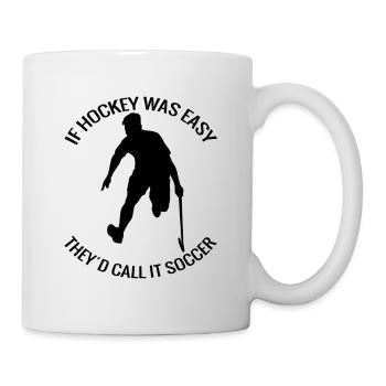 Feldhockey Unihockey Hockey Geschenk Hockeyspieler - Tasse - Weiß - Rechts