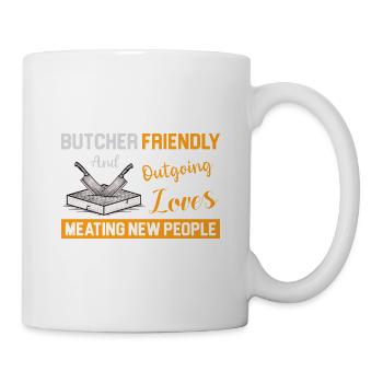 Butcher Cadeau Boucher Boucher Maître Boucher - Mug blanc - blanc - Droite