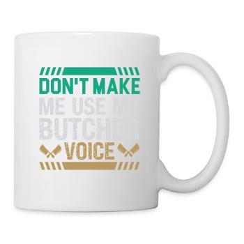 Butcher Cadeau Boucher Boucher Maître Boucher - Mug blanc - blanc - Droite
