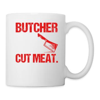 Butcher Cadeau Boucher Boucher Maître Boucher - Mug blanc - blanc - Droite