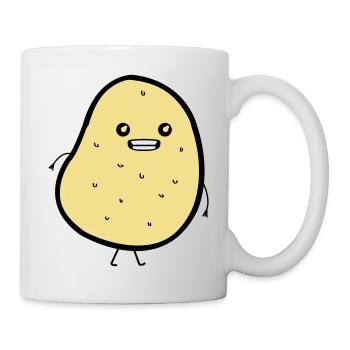 Funny Potatoe - Tasse - Weiß - Rechts