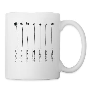 Palmenurlaub - Insel Bermuda - Tasse - Weiß - Rechts