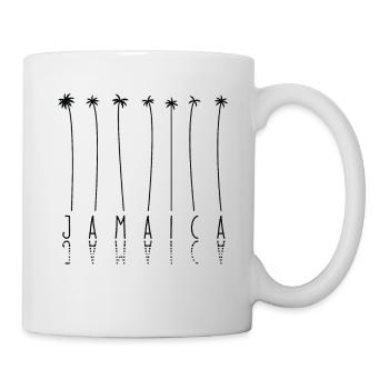 Palme - Insel Karibik Jamaika - Tasse - Weiß - Rechts