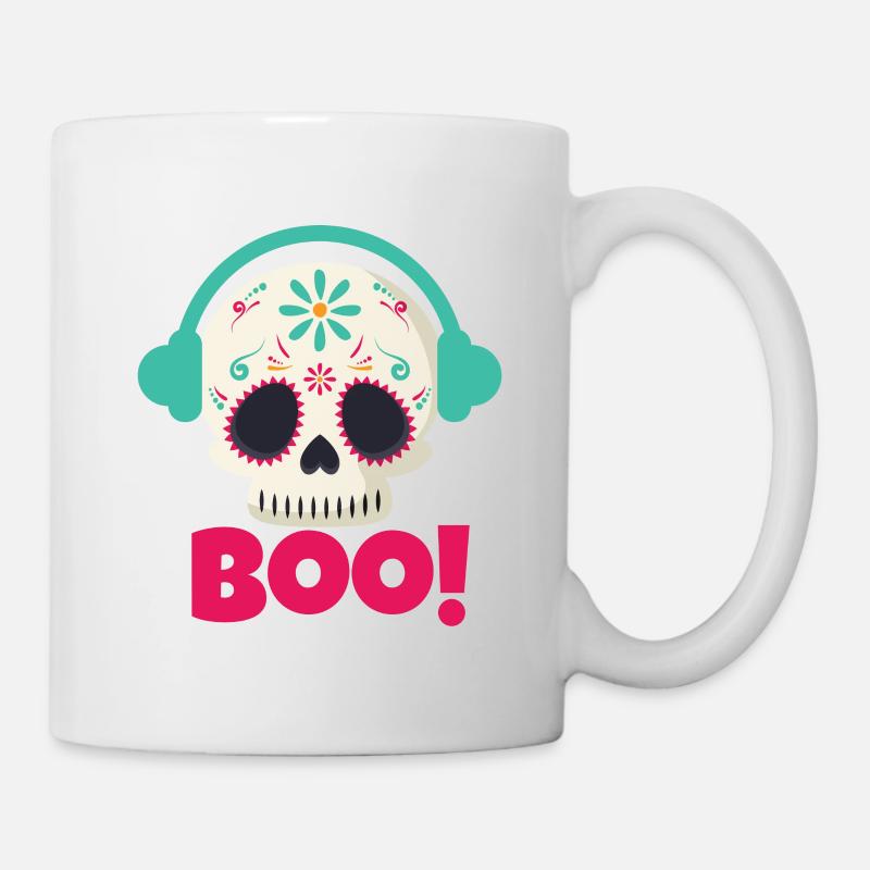 Crâne de Boo - Mug blanc - blanc