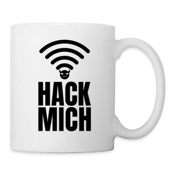 Hack Mich Sex Sprüche Versaute Sprüche - Tasse - Weiß - Rechts