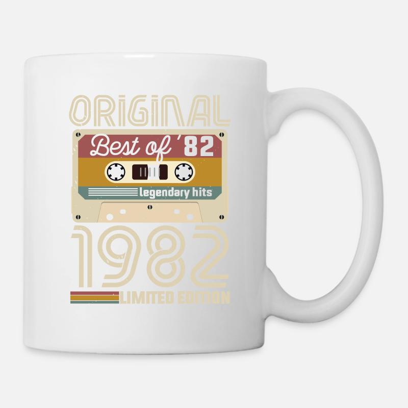 Vintage Geburtstag Original Geschenkidee 1982 - Tasse - Weiß