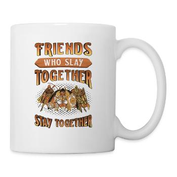 Amis, qui s’accrochent ensemble, restent ensemble Rpg - Mug blanc - blanc - Droite