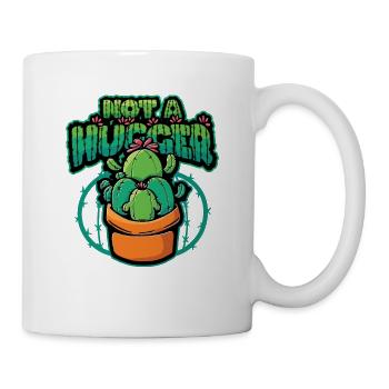 Pas de cactus étreint - Mug blanc - blanc - Droite