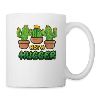 Pas de cactus étreint - Mug blanc - blanc - Droite