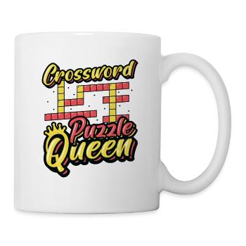 Mots croisés Reine - Mug blanc - blanc - Droite