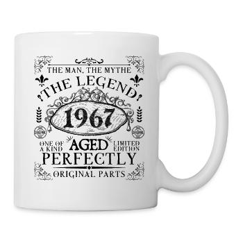 1967 | The Legend since 1967 birthday - Mug blanc - blanc - Droite