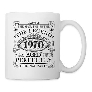 1970| The Legend since 1970 birthday - Mug - white - Right