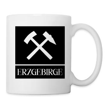 Erzgebirge Bergbau - Tasse - Weiß - Rechts