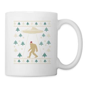 Casquette de Père Noël Bigfoot Alien Ufo Sasquatch - Mug blanc - blanc - Droite
