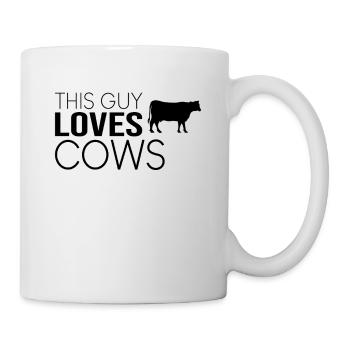 Typ Kuh Spruch - Tasse - Weiß - Rechts