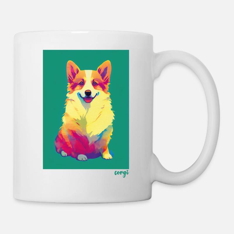 Corgi Sweet Design #8 - corgilove Design - Mug blanc - blanc
