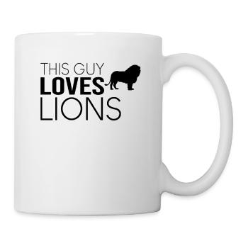 Type Lion Saying - Mug - white - Right