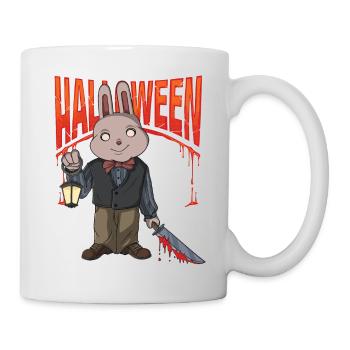 Zombie Gruslig Monster Halloween Tot Horrorfilm - Tasse - Weiß - Rechts