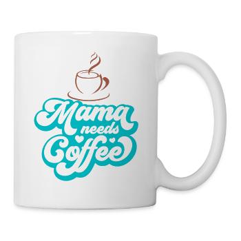 Kaffee lustiges Zitat - Tasse - Weiß - Rechts