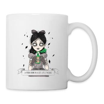 Goth Girls A Psycho Bomb In A Sweet - Mug - white - Right