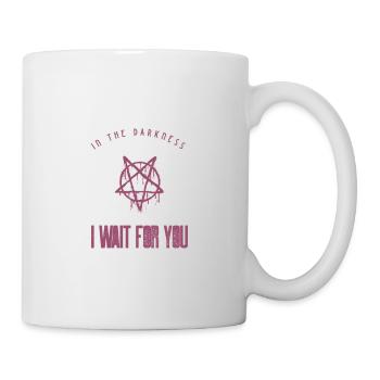 Gothic Lover in the Darkness I'm Waiting for You - Mug - white - Right