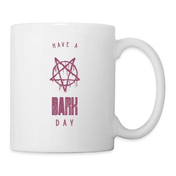 Grufti saying Funny Have A Dark Day - Mug - white - Right