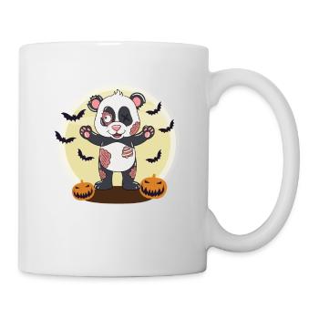 Halloween Zombie Panda Halloween - Tasse - Weiß - Rechts