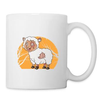 Halloween Zombie Animaux Halloween Moutons - Mug blanc - blanc - Droite