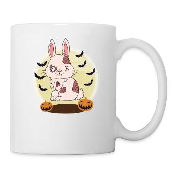 Halloween Zombie Animals Halloween Rabbit - Mug - white - Right