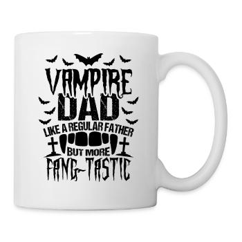 Papa vampire Halloween - Mug blanc - blanc - Droite