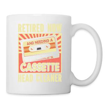 Maintenant à la retraite et à la recherche d’un - Mug blanc - blanc - Droite