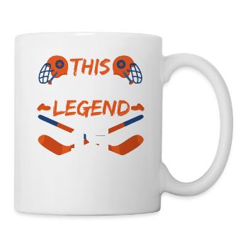 This sports legend is now 15, hockey game 15. - Mug - white - Right