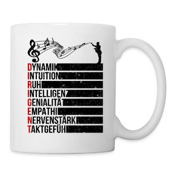Choirmaster Orchestra Conductor Music Key Music - Mug - white - Right