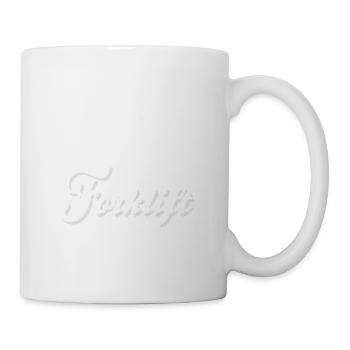 Personne n’est parfait, mais si vous pouvez conduire un chariot élévateur - Mug blanc - blanc - Droite