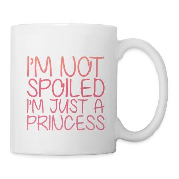 I'm Not Spoiled I'm Just A Princess 2 - Tasse - Weiß - Rechts