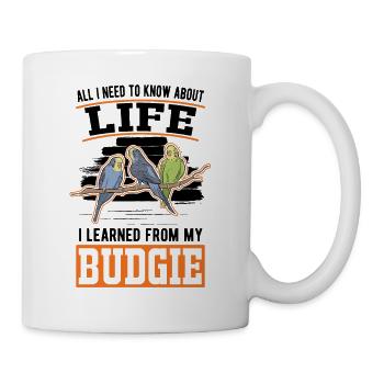 Perruche Welli Perruche Cockatiel - Mug blanc - blanc - Droite