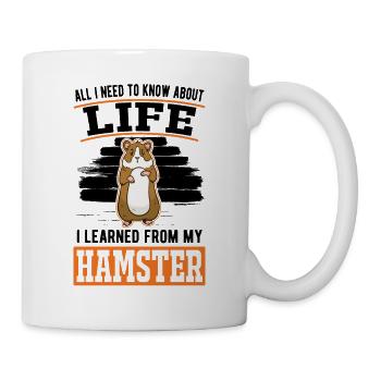 Hamster Gift Hamster Wheel Golden Hamster - Mug - white - Right
