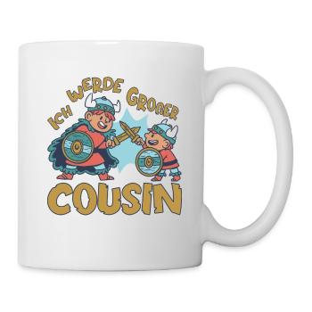 Bald Großer Cousin Verkündung Winkinger Cousins - Tasse - Weiß - Rechts