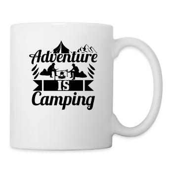 Camping Aventure Camping - Mug blanc - blanc - Droite