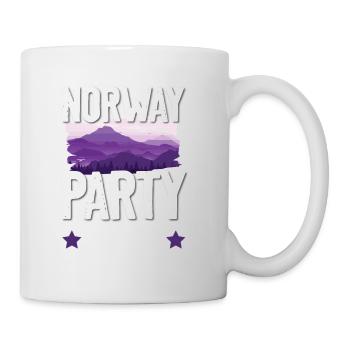Équipage de la fête de Norvège - Mug blanc - blanc - Droite