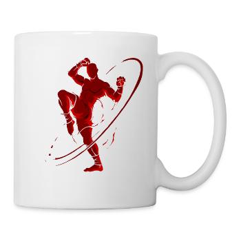 Kickboxer Arts Martiaux Kickboxing Kickboxen - Mug blanc - blanc - Droite