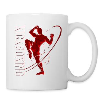 Kickboxer Arts Martiaux Kickboxing Kickboxen - Mug blanc - blanc - Droite