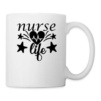 Nurse life - Mug - white - Right