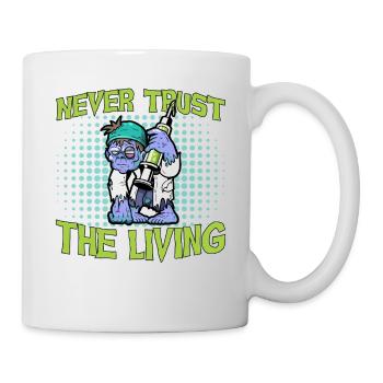 Horreur Halloween Le Vivant Effrayant - Mug blanc - blanc - Droite
